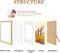 8x10 Picture Photo Frame, Oak Photo Frame Display 5x7 Pictures With Mat, 8by10 Picture Frames